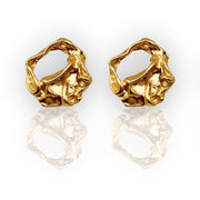 Adanna Unusual Earrings on a white background, front profile